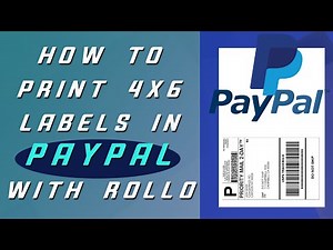 How to Setup Paypal to generate 4x6 labels 👌
