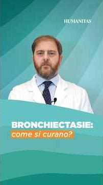 Bronchiectasie: come si curano?