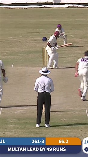 Imran Rafique Edges It! Jahandad Khan Strikes with a Perfect Delivery #PCB #QeAT #MTLvFSD #Shorts M2P1S | Pakistan Cricket Team