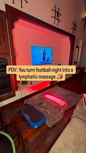 POV: You turn football night into elite recovery 🏈 @lumarasystems @lifeprousa I watched the entire game on my vibration plate and feel EPIC. I’m a National Educator & Trainer in Red Light Therapy—and yes, many NFL players use these recovery pads as part of their protocols. I had mine on my back during the game 🔥 Think vibration plates are woo-woo? They’re actually NASA-backed science and they WORK. Your calf muscle = your second heart Deep foot massage. Better circulation. Total game changer. 