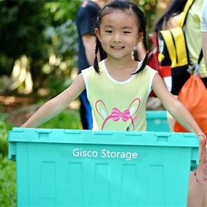 [Hot Item] Metal Hinged Plastic Stackable & Nestable Tote Container for Moving