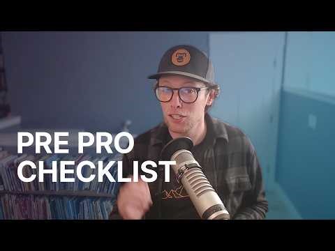 Pre-Production Checklist for Video Shoots (Complete Guide)