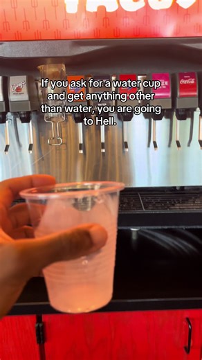 Water Cup Rule: Get it Wrong, Go to Hell