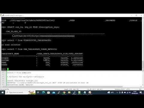 Steps to setup oracle TDE - Transparent Data Encryption