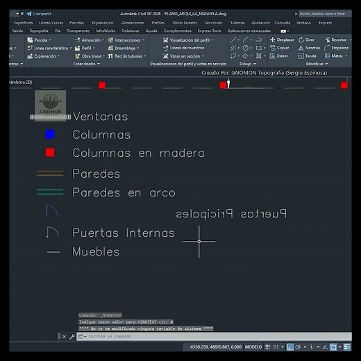 MIRRTEXT Command in AutoCAD | Prevents Upside-Down Text #autocad #surveyor #technicaldrawing #eng...