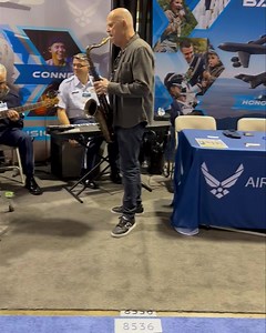Bob Sheppard playing our Tru-Six Dark Vintage Tenor sax! The Sound is a big as a classic burning 🔥 jazz house! Add a Retro Revival Super D mouthpiece. He’s jamming with the US Airforce Band that was at the show recruiting! What? | Retro Revival Saxophone Mouthpieces