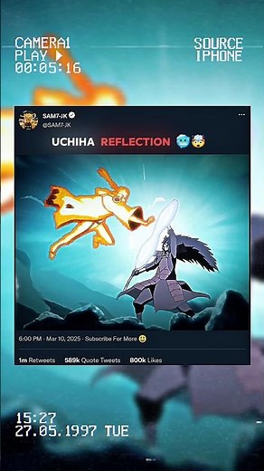 UCHIHA REFLECTION 🪞🥶