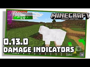 Minecraft PE 0.13.0: DAMAGE INDICATORS MOD! MOSTRA O HP DOS MOBS! - ( Pocket Edition / MCPE)