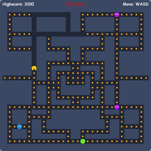 Maze chaser   source code [HTML, CSS, JS] by Frostzone Entertainment