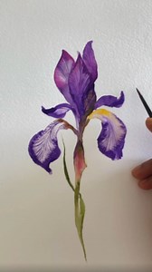 Quick and Easy Bow for Greeting Cards with a Paint Flowers