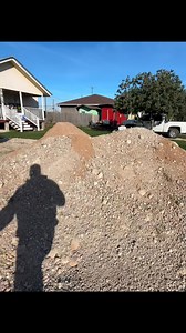 We lifted this home and removed all the blocks and bases . We are going to push in five dump truck loads of Galicia or crushed limestone compacted down and re-level if you like an estimate to do the this to your home call us at 956-793-3142 | Valley Leveling & Remodeling Company
