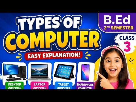Types of computer b. Ed 2nd semester 