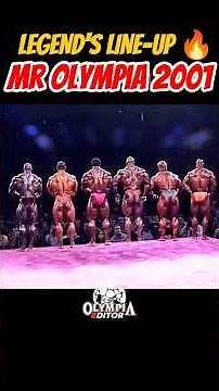 90s Era Legend's Line-up 🔥| Mr Olympia 2001 #bodybuilding #ronniecoleman #jaycutler #dexterjackson