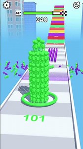 Clay Man Statue Stack Tower lv487