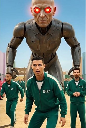What If Ronaldo & Messi Played Squid Game? 🦑⚽ 📍Part 1