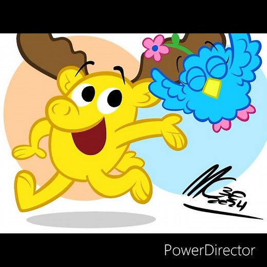 Drawing moose and zee #art