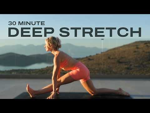 30 Min Dynamic & Deep Full Body Stretch | Sunrise Mobility & Flexibility Flow to Wake Up Energized