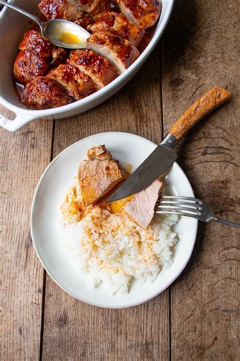 Une #recette ultra #simple de #filetmignon #sauce #barbecue https://www.casseroleetchocolat.fr/filets-mignons-porc-marines-sauce-barbecue/ | Casserole&Chocolat-e