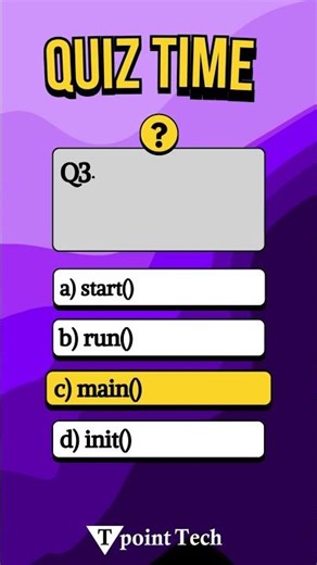 Java MCQs | Java Practice Questions & Answer | Tpoint Tech | #java #mcqs