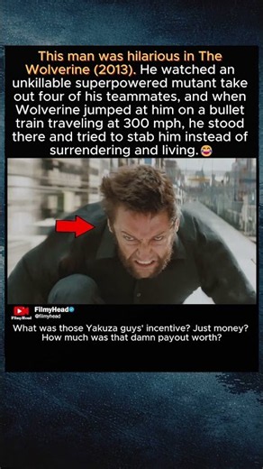 This was Hilarious in The Wolverine (2013)😂.