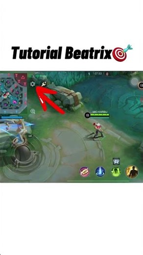 Tutorial Beatrix🔥🧠 #mobilelegends #youtubeshorts