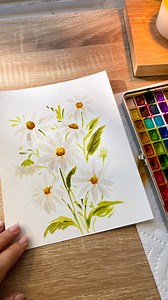 219K views · 472 reactions | I love painting Daisies!  I hope you give this watercolor tutorial a try! 殺 Comment “KIT” if you would like me to send you the link for this watercolor palette. All of the supplies that I use are in my “favorite art supplies” linked in my profile 殺 #watercolorpainting #watercolorflowers #daisypainting #arttherapy Music: Do It Musician: @iksonmusic | februaryrosedesigns | Facebook