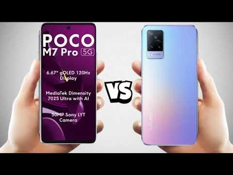 Poco m7 pro vs vivo v21 full comparison.
