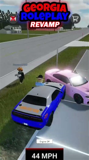 Hellcat can't escape GSP in Roblox Georgia Roleplay!