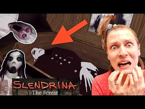 SLENDRINA THE FOREST : GRANNY ME FAIT PEUR DANS LA FORÊT HANTÉE ! JEU GRATUIT NADÈGE CANDLE
