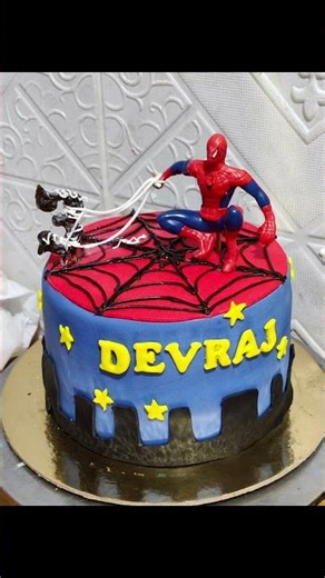 Spider-Man theme cake #trending #viral #shorts #trendingshorts #viralvideo #shortvideo #love #music