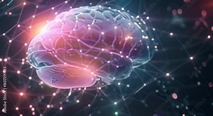 The Complexity and Importance of the Human Brain's Neural Network. Concept Neuroscience, Brain Function, Neural Connections, Cognitive Processes, Complex Network