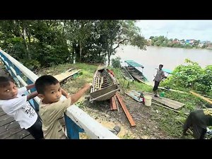 Malay tribal life by the river