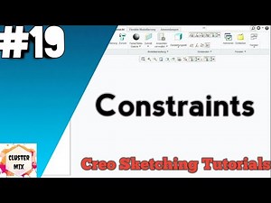 Constraints in creo || Cre sketching Tutorials