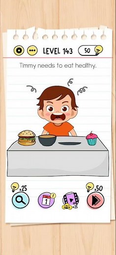 Brain Test Level 143 Solution & Walkthrough | Tricky Puzzles (Android & iOS Shorts)