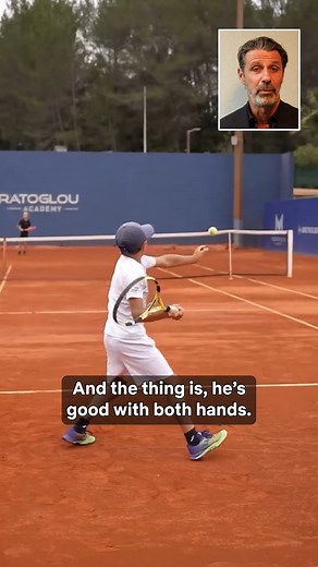 Teo Davidov: the two forehands wonderkid 🔥 | Patrick Mouratoglou