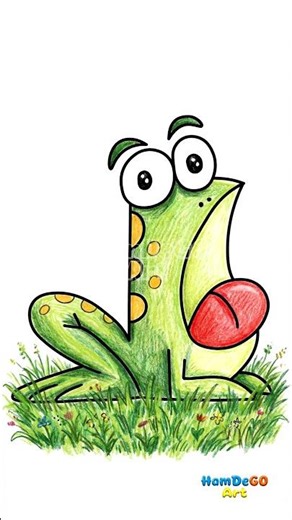 ✨ ¡Mira cómo los números 1 y 6 se transforman en una adorable rana paso a paso