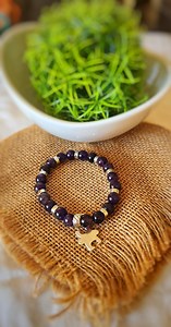 Autism Awareness Bracelet With Puzzle Charm – Amethyst Support Jewelry - Etsy