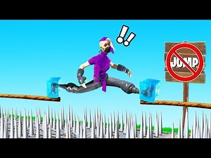 You JUMP You LOSE Challenge! (Fortnite Creative)