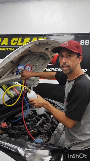 recarga de gaz do ar condicionado, trabalho de altíssima qualidade no padrão Alpha clean estética automotiva