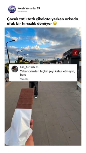 Çocuk tatlı tatlı çikolata yerken arkada ufak bir hırsızlık dönüyor 😂