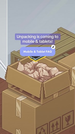 Answering some of our frequently asked questions about Unpacking for mobile & tablets! #unpackinggame #wholesomegames #cozygames #mobilegaming