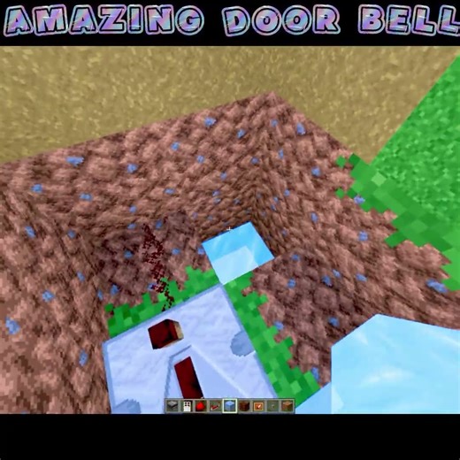 Build Amazing Door Bell In Minecraft #minecraft #shortvideo