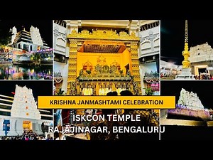 Krishna Janmashtami Celebration 2024 | ISKCON Temple | Bengaluru | Bangalore