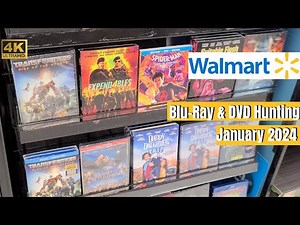 Blu-Ray and DVD Hunting at Walmart! (January 2024)