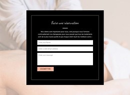 Faire une réservation en ligne - Modèle CSS par Nicepage