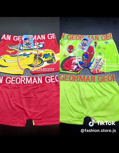#fypシ #fyp #fashionstorejs 6pcs/Set cartoon Boxer brief For Kids #boxer #kidsbrief #cotton #supersulitsale