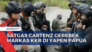 Detik-Detik Penggerebekan Markas KKB, Satgas Cartenz Buru Pimpinan KKB Kepulauan Yapen!