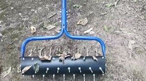 sancat Lawn Aerator, 21" Push Coring Aerator,Preasembled Spike Gardening Aerator Tool,Lawn Plug Soil Aerator,Aerator Lawn Tool,75" Adjustable Handle,Heavy Duty Aerator for Lawn,Garden,Farm Care.