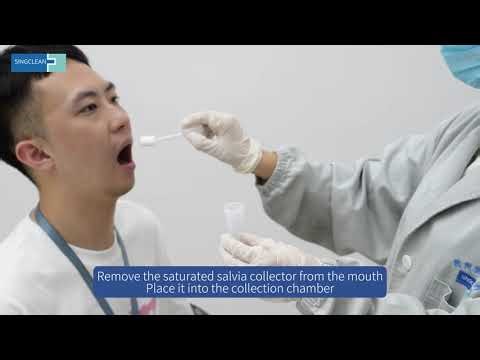 Singclean Saliva Drug Test Cassette: How To Swab and Read Results