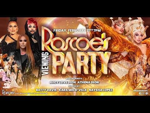 Athena & Juicy - Roscoe's RuPaul's Drag Race Season 18 Viewing Party!